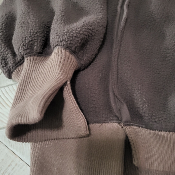 We The Free Chocolate Brown Crewneck Oversized Sweater Size Large - Picture 4 of 8